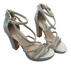 Nina Silver Heels